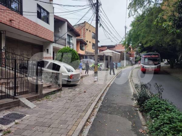En esta cuadra ocurrió el crimen de Dubán Alonso Sepúlveda Holguín./FOTO: ANDRÉS GARCÍA HERNÁNDEZ