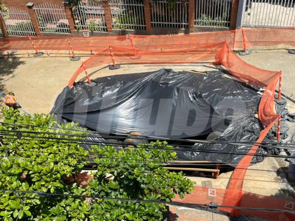 Así estaba el lugar el pasado lunes, 20 de abril. FOTO: SINDY VALLE