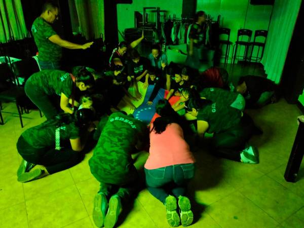 A través del deporte y la religión, Dámaso acompaña a la comunidad venezolana en el territorio. /FOTO: CORTESÍA DÁMASO PALACIOS