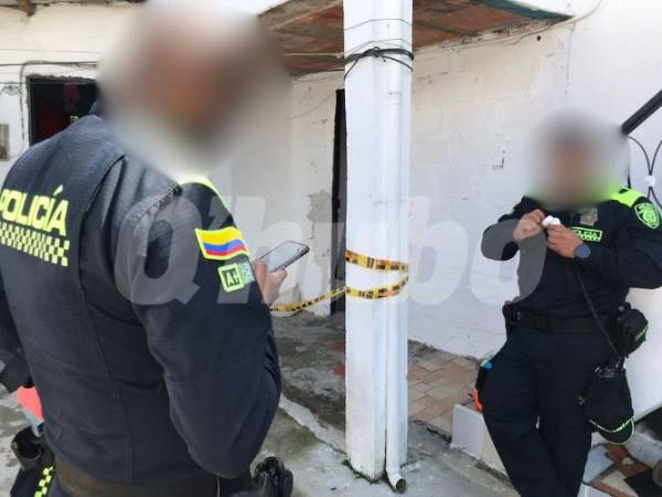 Q’HUBO llegó al sitio y ya se encontraba acordonada la zona con presencia de las autoridades. FOTO: LAURA ROSA JIMÉNEZ VALENCIA