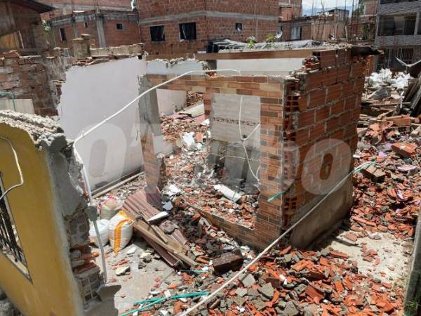 Sólo quedaron escombros de la vivienda. Foto 2 de septiembre de 2025. /FOTO: SINDY VALLE 