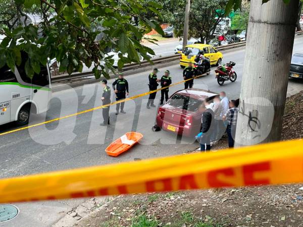El carro fue ubicado por los familiares de la víctima por medio del GPS. /FOTO: ANDRÉS FELIPE OSORIO GARCÍA