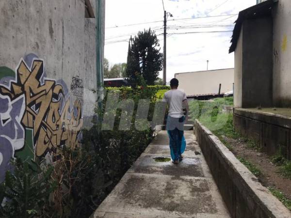 En este sitio se habría producido el homicidio. FOTO: LAURA ROSA JIMÉNEZ VALENCIA