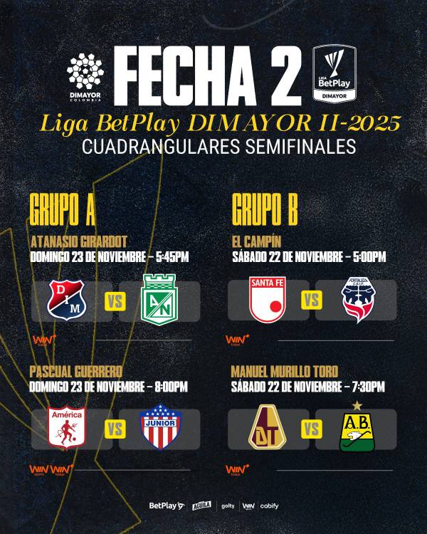 ¡Lista! Vea la programación para primeras fechas de cuadrangulares