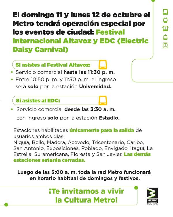 IMAGEN: METRO DE MEDELLÍN