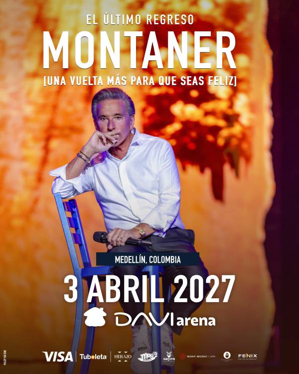Ricardo Montaner llegará con su tour a Medellín. FOTO: CORTESÍA.