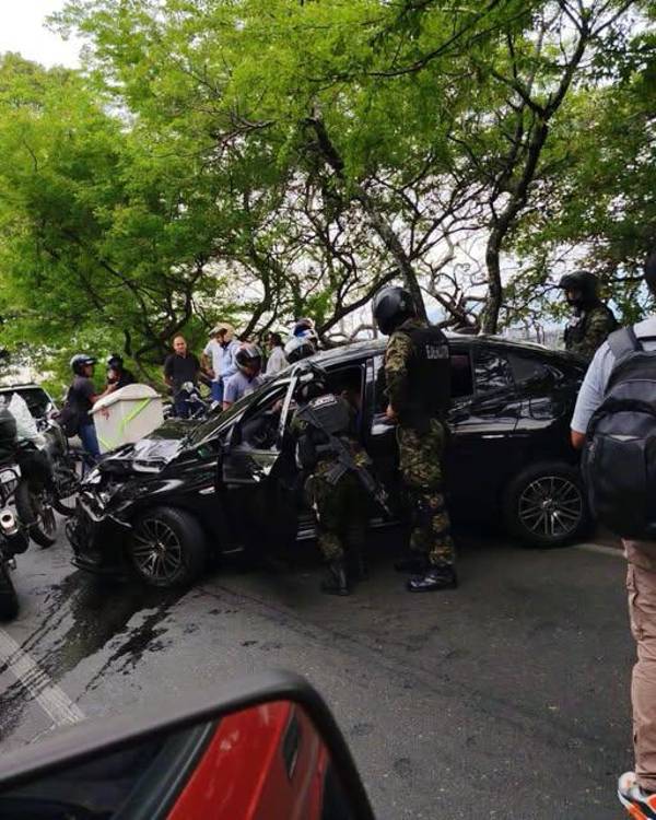 Los hechos sucedieron cerca del Circo Medellín. FOTO: FACEBOOK GUARDIANES ANTIOQUIA