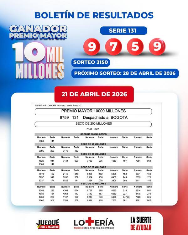 DISEÑO: LOTERÍA DE LA CRUZ ROJA