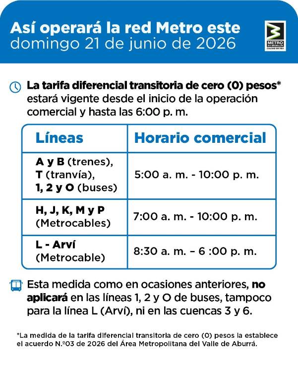 No hay excusa: el metro será gratis este domingo por elecciones