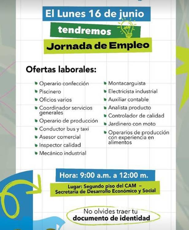 ¿Vives en Caldas y estás desempleado?, ¡ojo, hoy hay feria laboral!