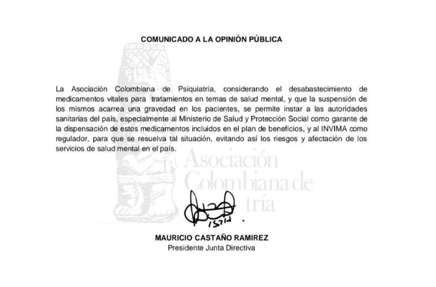 Aumenta la preocupación en las urgencias psiquiátricas debido al desabastecimiento de medicamentos