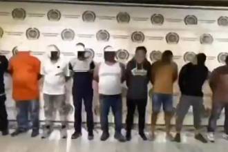Los capturados serán presentados ante un juez que definirá su situación judicial. FOTO: TOMA DE VIDEO 