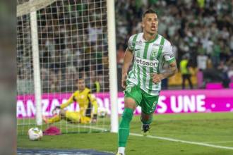 Matheus Uribe se ha vuelto un pilar del Verde para enfrentar al Junior de Alfredo Arias. FOTO: JUAN ANTONIO SÁNCHEZ