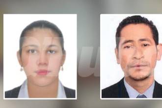 Glenda Isabel es buscada por las autoridades (izq.) por el crimen de Rogelio (der.). FOTO: CORTESÍA