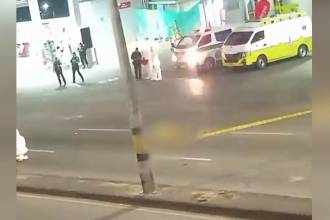 Levantamiento del cuerpo. FOTO: CAPTURA DE VIDEO TOMADA DE FACEBOOK PRENSA PAISA #LAORIGINAL