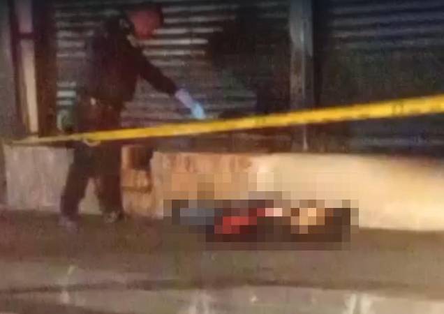 Escena del crimen. FOTO: CORTESÍA DENUNCIAS ANTIOQUIA