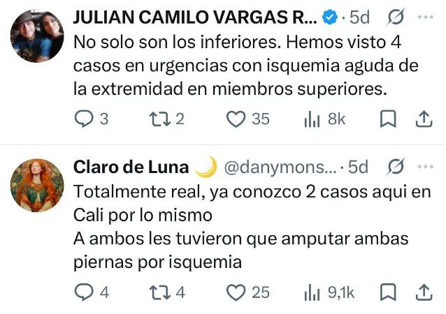 ¿El tusi está causando necrosis? Hay alerta por varios casos