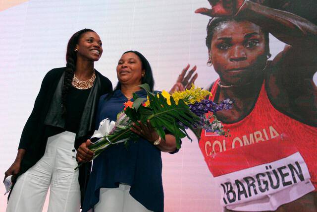 Francisca Mena siempre fue un pilar fundamental en la vida de Caterine Ibargüen. Su apoyo incondicional fue clave para que la atleta alcanzara sus más grandes logros. / FOTO: COLPRENSA.