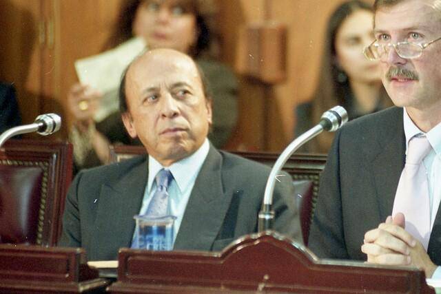 El paso de Alfonso Lizarazo por el senado. FOTO: COLPRENSA