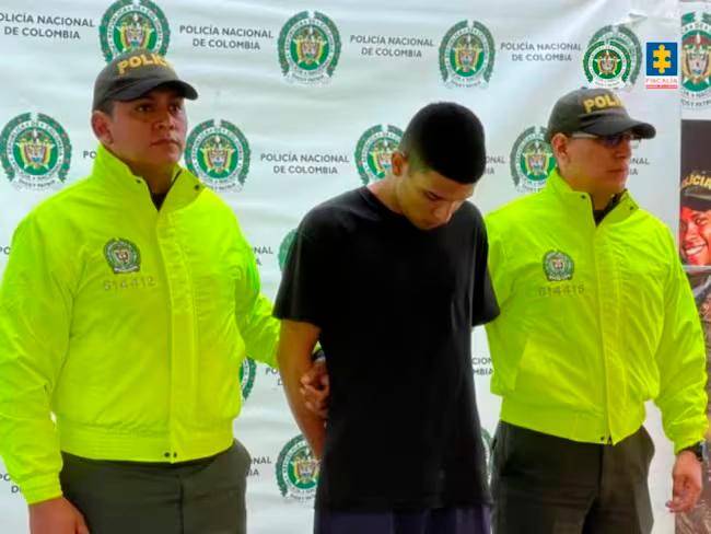 Alias Pipe Pollo fue capturado por la Policía tres meses después del crimen de Andrés Carabalí. /FOTO: CORTESÍA