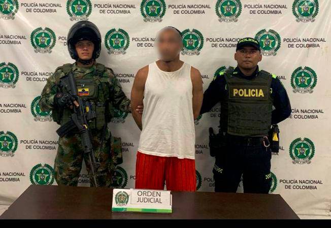 Capturado por tráfico de estupefacientes. /FOTO: CORTESÍA. 