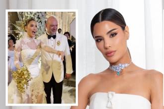 La exreina se casó con un millonario empresario neerlandés en una boda de lujo en la Ciudad Amurallada. FOTOS: @UCKERANDROA.CO Y @STILO.MODA.TENDENCIAS IG.