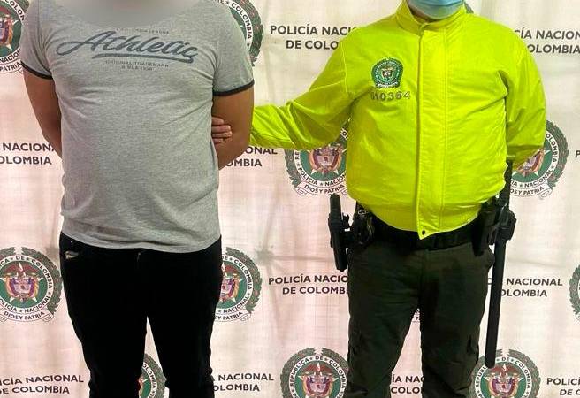 Momento de la captura del psicólogo clínico. /FOTO: POLICÍA NACIONAL