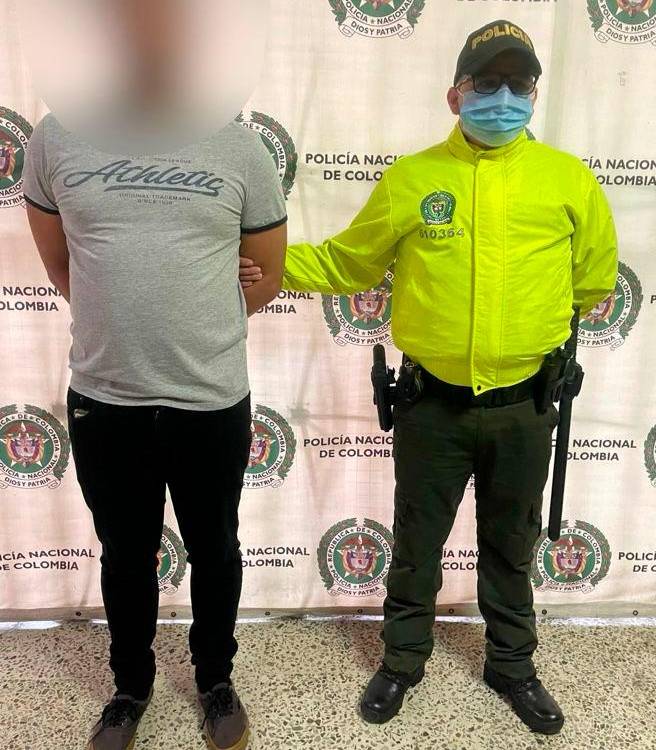 Momento de la captura del psicólogo clínico. /FOTO: POLICÍA NACIONAL