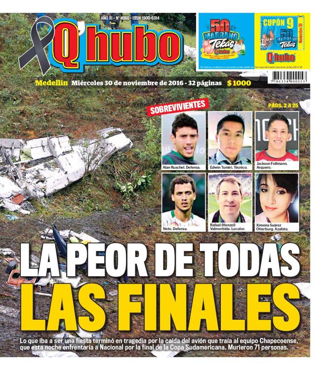 El 2016 en portadas Q’hubo: ¿qué pasó en el mundo hace 10 años?