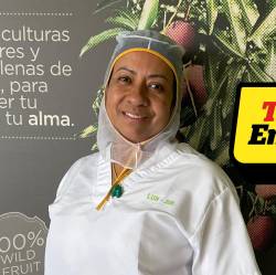 Gloria Elena Hoyos empleada de Agrofrut. FOTO: JAIDER ESCOBAR BUITRAGO