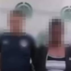 Ellos son 4 de los 5 capturados. FOTO: CORTESÍA POLICÍA NACIONAL