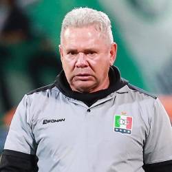 Hernán Darío Herrera, técnico del Once Caldas. FOTO: MANUEL SALDARRIAGA