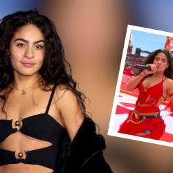 Cantando en inglés y francés, la artista de raíces colombianas sorprendió al mundo durante la ceremonia inaugural en Canadá. FOTOS: BILLBOARD Y CAPTURA DE VIDEO FIFA