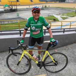 La leyenda del ciclismo colombiano Martín Emiliano Rodríguez. FOTO: ARCHIVO - MANUEL SALDARRIAGA