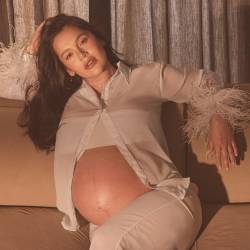 Lina Tejeiro compartió la primera foto con su hijo en brazos y se convirtió de inmediato en tendencia. FOTO: @LINATEJEIRO IG