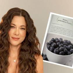 Estefanía Borge publicó un libro de recetas en el 2017 con el fin de promover la alimentación saludable. FOTOS: INSTAGRAM @ESTEFIBORGE Y X @TAMARINDOENFLOR