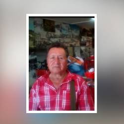 Rafael Toro, de 73 años, se encontraba en una cantera de la vereda La Argentina, en Támesis, cuando ocurrió el sismo. FOTO: CORTESÍA 