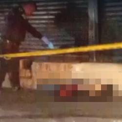 Escena del crimen. FOTO: CORTESÍA DENUNCIAS ANTIOQUIA