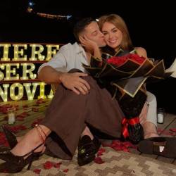 Sara Uribe y su novio Camilo Mendez. FOTO: SARA_URIBE IG