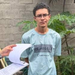 Este es el momento de la captura de alias Sangre. FOTO: FISCALÍA GENERAL DE LA NACIÓN 