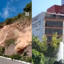 Los mexicanos grabaron videos en donde se puede ver cómo se movía todo en el temblor. FOTOS: CAPTURAS DE VIDEO X @elsalvador @Mirha1206