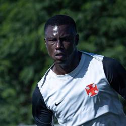 Marino Hinestroza, delantero colombiano al servicio de Vasco da Gama. FOTO: VASCO DA GAMA