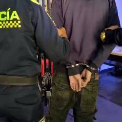 Hombre capturado en Zamora. FOTO: POLICÍA NACIONAL