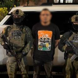 Alias Alonso habría ordenado una masacre en Santa Fe de Antioquia en 2023. FOTO: CORTESÍA POLICÍA NACIONAL 