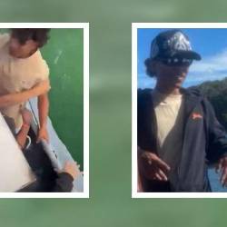 En el video se ve a Alexánder Avendaño forcejeando con varias personas. FOTO: @COLOMBIAOSCURA Y CORTESÍA