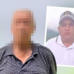 A alias El Abuelo lo vinculan con el asesinato de Ramón Emiro Mieles Álvarez (foto detalle), hallado muerto dentro del baúl de un vehículo particular. FOTOS: POLICÍA METROPOLITANA Y CORTESÍA