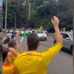 En diferentes ciudades del país, los colombianos salieron, algunos a celebrar y otros a expresar su inconformidad. FOTOS: CAPTURAS DE VIDEO X @ULTIMAHORACOL Y @LINISCOLORADO