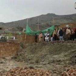 El panorama que dejó el terremoto en Afganistán. FOTO: CAPTURA DE VIDEO DE @ACTUALIDADRTA