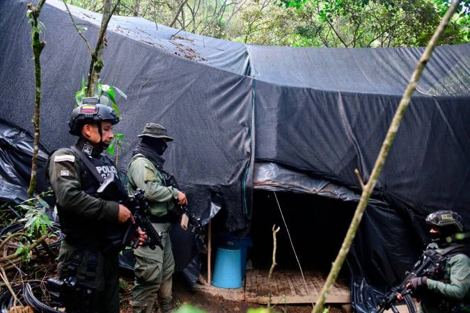 Así se veía desde afuera el laboratorio. /FOTO: CORTESÍA 