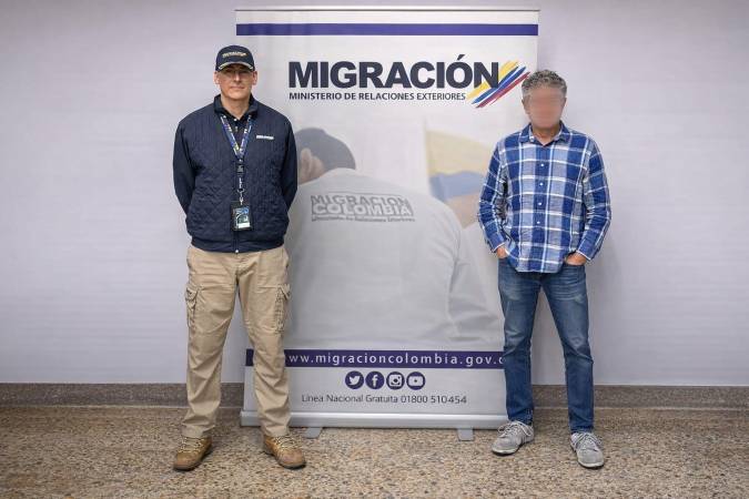 Tercer gringo inadmitido. FOTO: MIGRACIÓN COLOMBIA